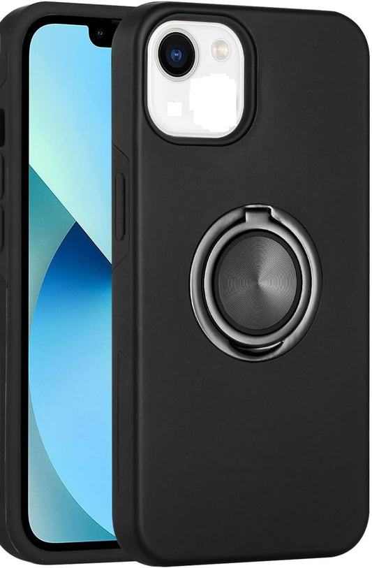 Iphone 13/14 Black Case W/ screen Protector