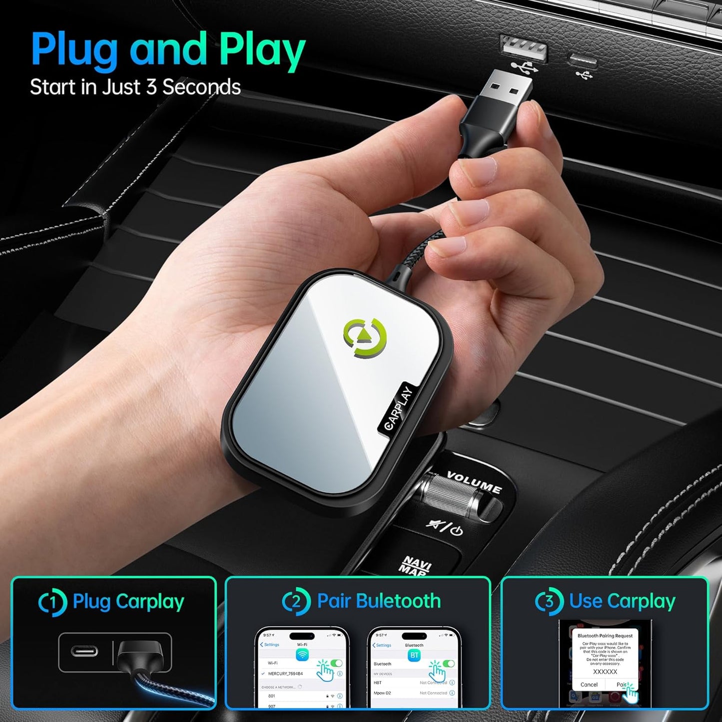 Wireless CarPlay Adapter