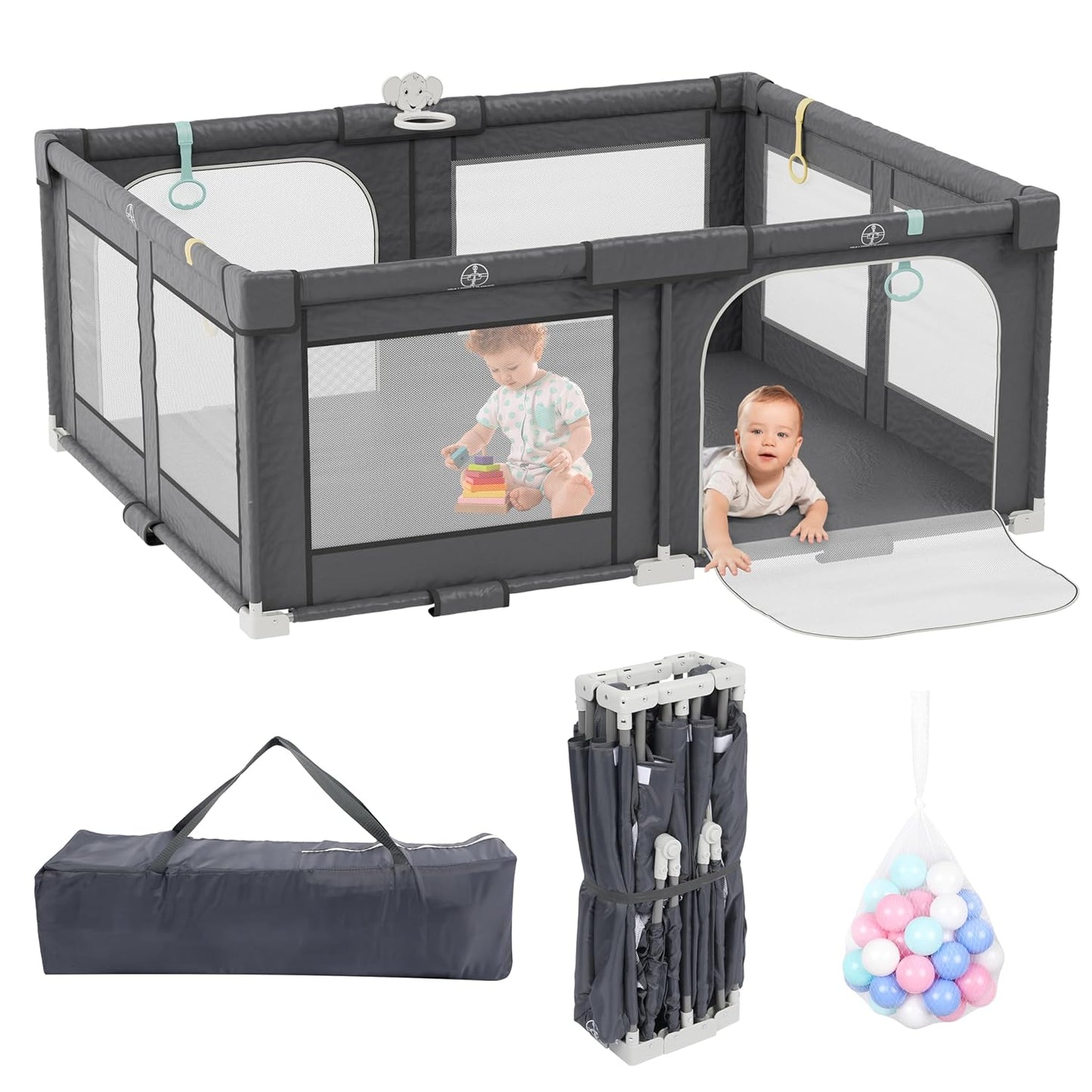 Foldable Indoor/Outdoor Play Pen
